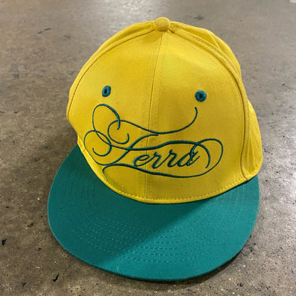 Terra Fitted Cap – Sunset & Grass Edition